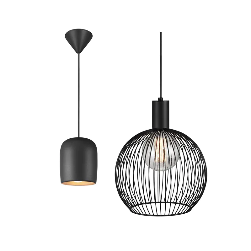 Mustat riippuvalaisimet