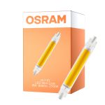 Osram LED Slim Line R7S LED R7S 118mm Kirkas 8W 806lm - 827 Erittäin Lämmin Valkoinen | Korvaa 60W