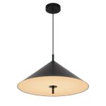 D'Lite Riippuvalaisin Crochte Metalli- Ja Muovi- Matta Musta | Sopii 3x E27