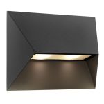 Nordlux Pontio Seinävalaisin Aluminium Musta | IP54 - Sopii 2x GU10