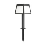 Eglo Maapiikki Valo Altilia Solar Musta 7W 790lm - 830 Lämmin Valkoinen | IP65 - Liiketunnistin