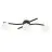 Emibig Kattovalo Opus Teräs Musta | Sopii 3x E14 - Max 10W