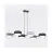 Emibig Riippuvalaisin Drumz Teräs Musta | Sopii 6x E14 - Max 10W