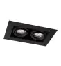 Noxion Upotettu Spot kehyksetön Pro 2x MR16 Kallistettava Musta | Odetnij 181x97mm - GU10 Kanta