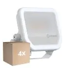 Monipakkaus 4x Ledvance LED Valonheitin Aluminium Valkoinen 17W 2200lm 100D - 830 Lämmin Valkoinen | IP66 - Symmetrinen
